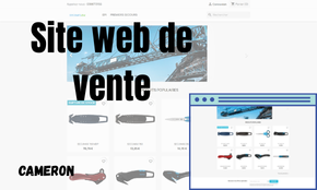 Projet site web de vente